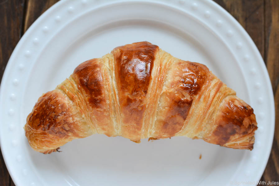 Homemade croissant